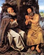 SAVOLDO, Giovanni Girolamo St Anthony Abbot and St Paul Germany oil painting artist